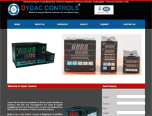 Tablet Screenshot of dydaccontrol.com